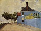 The Blue House at Zaandam by Claude Monet